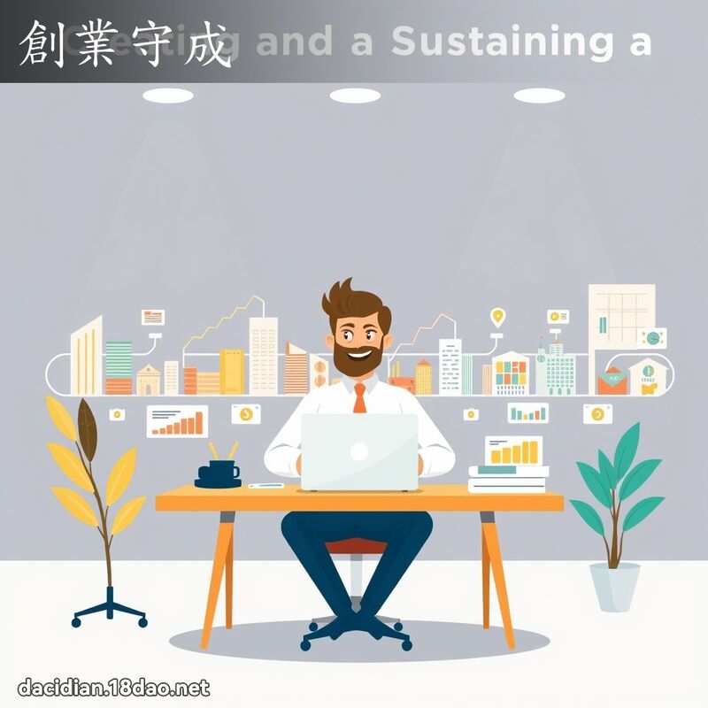 创业守成 - 国语大辞典配图