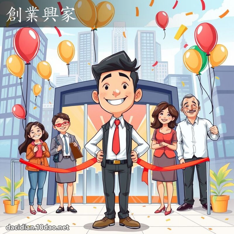 创业兴家 - 国语大辞典配图
