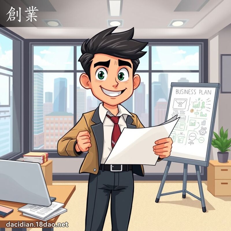 创业 - 国语大辞典配图