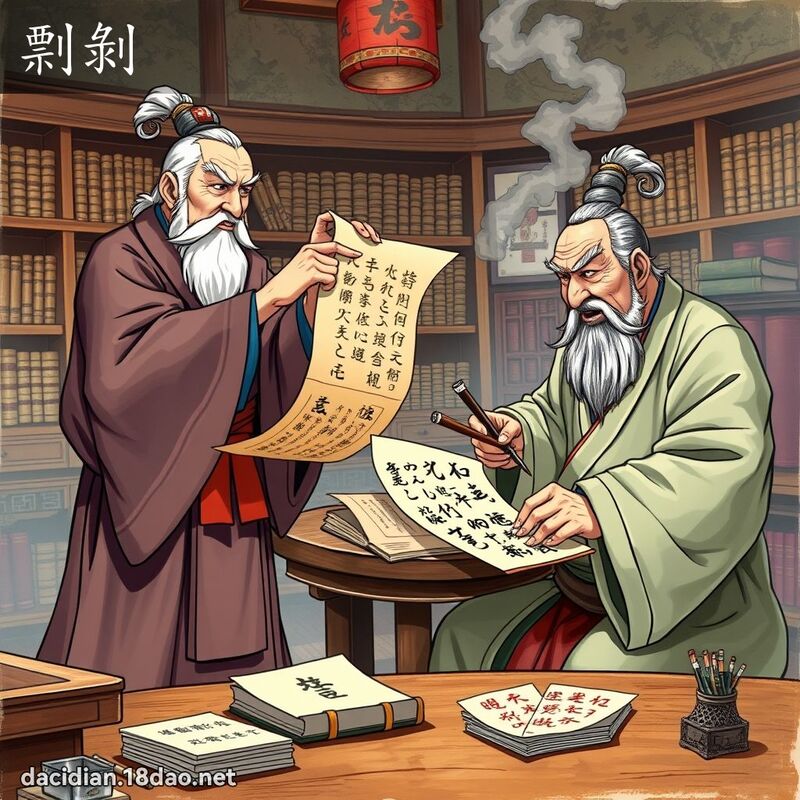 剽剥 - 国语大辞典配图
