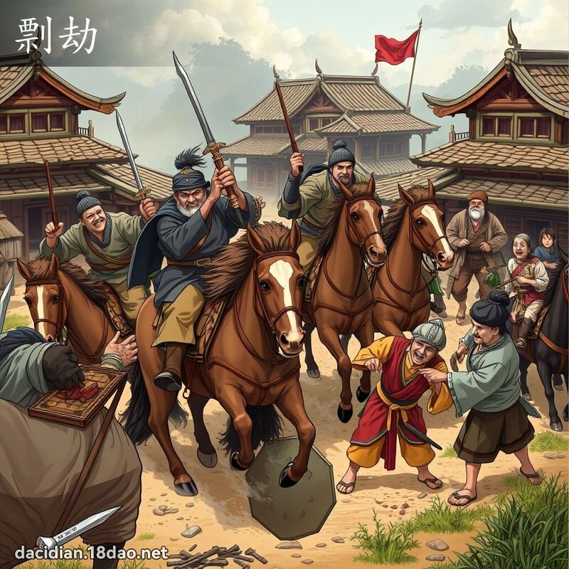 剽劫 - 國語大辭典配圖