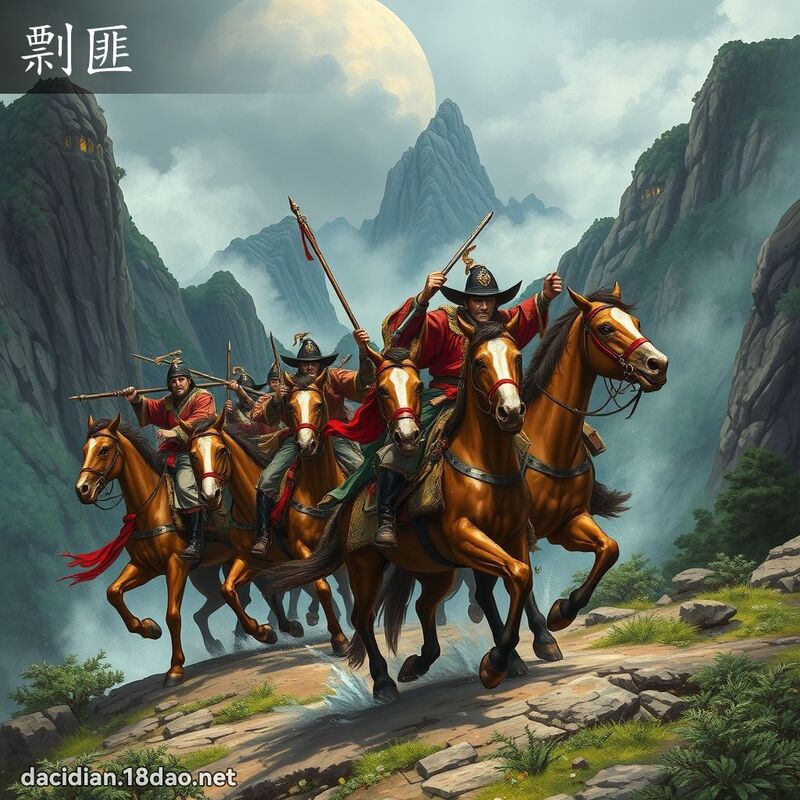 剽匪 - 国语大辞典配图
