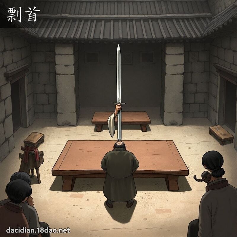 剽首 - 国语大辞典配图