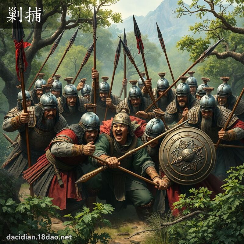 剿捕 - 国语大辞典配图