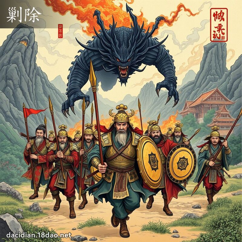 剿除 - 國語大辭典配圖