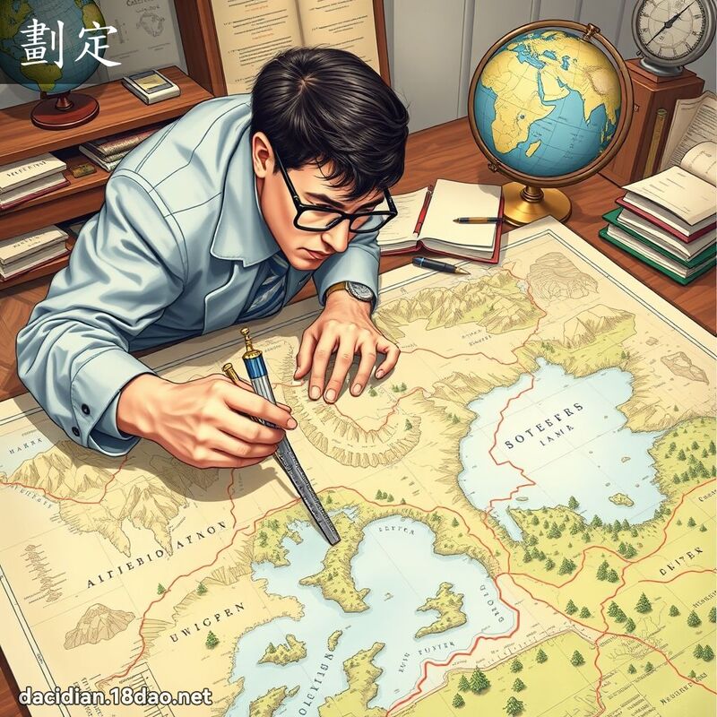 划定 - 国语大辞典配图