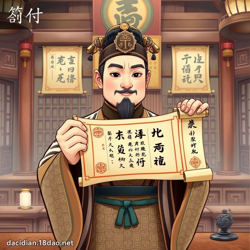 札付 - 国语大辞典配图
