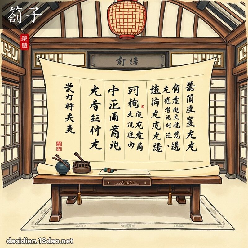 劄子 - 國語大辭典配圖