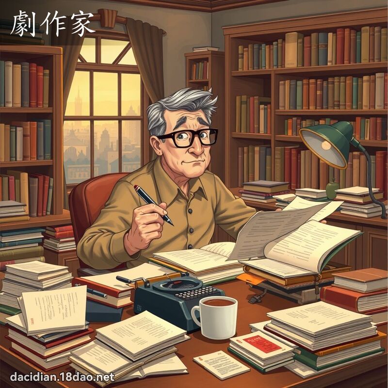 劇作家 - 國語大辭典配圖