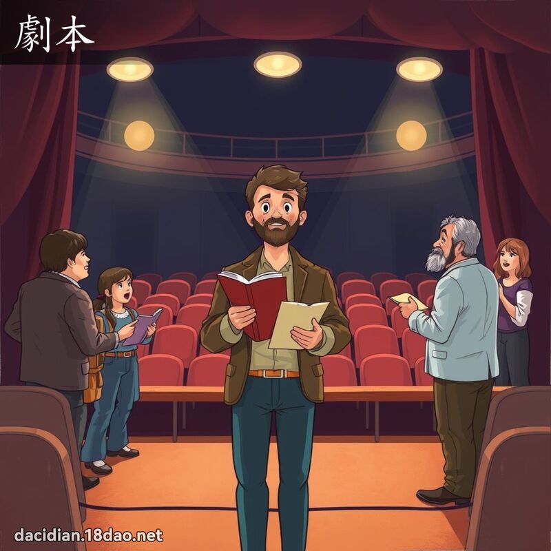 剧本 - 国语大辞典配图