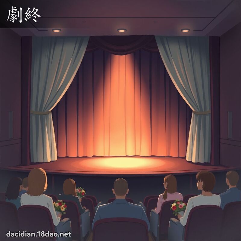 剧终 - 国语大辞典配图