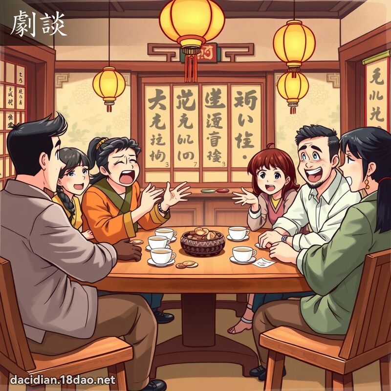 剧谈 - 国语大辞典配图