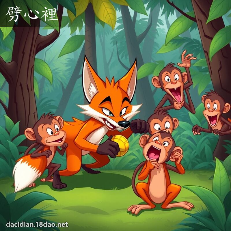 劈心裡 - 國語大辭典配圖