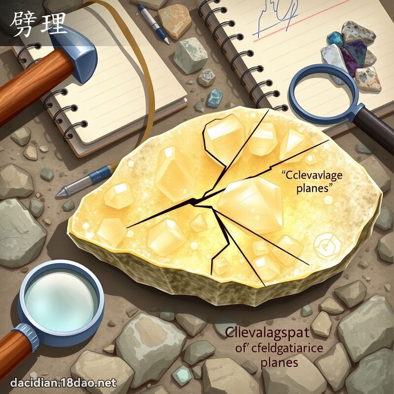 劈理 - 國語大辭典配圖