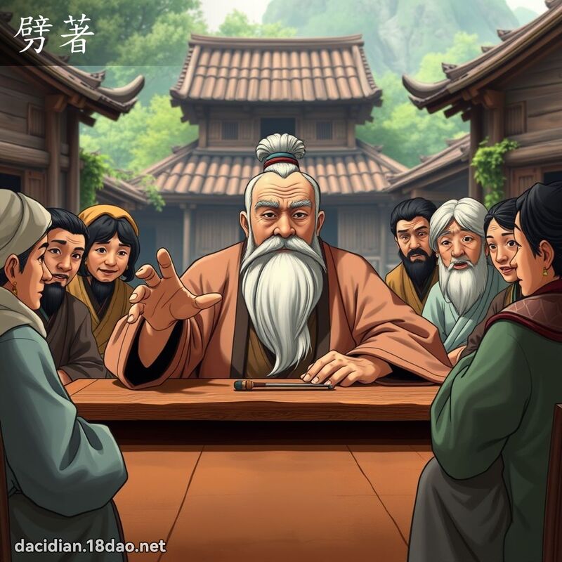 劈著 - 国语大辞典配图
