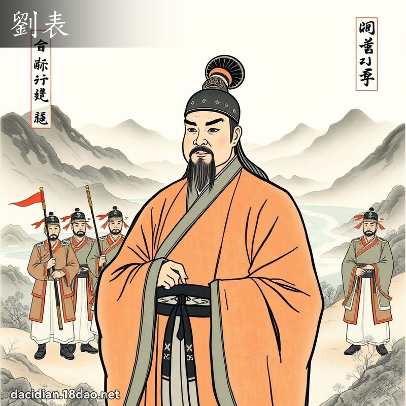 刘表 - 国语大辞典配图