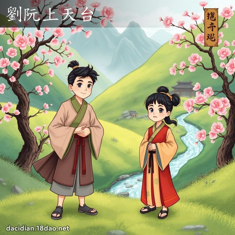 刘阮上天台 - 国语大辞典配图