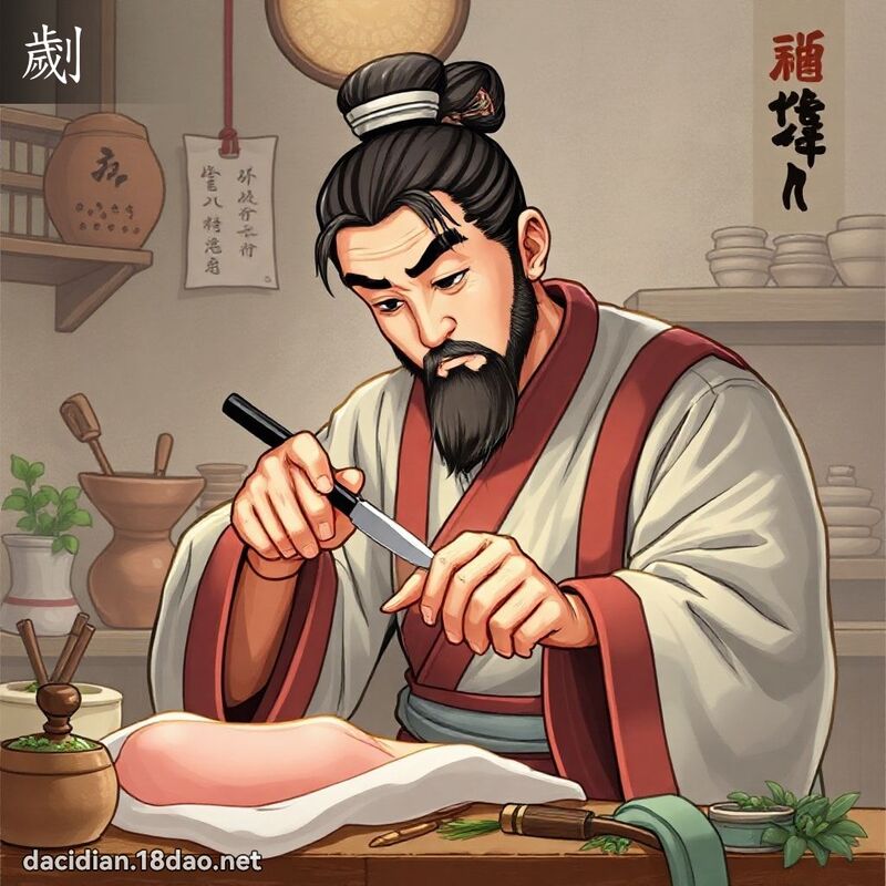 劌 - 國語大辭典配圖
