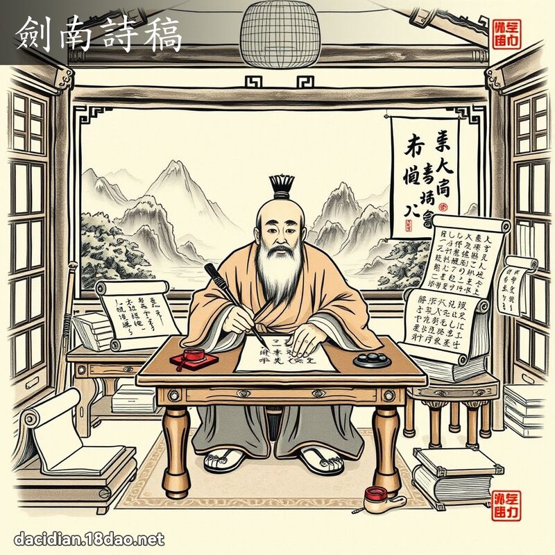 剑南诗稿 - 国语大辞典配图