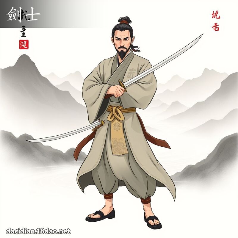 剑士 - 国语大辞典配图