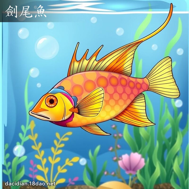 劍尾魚 - 國語大辭典配圖