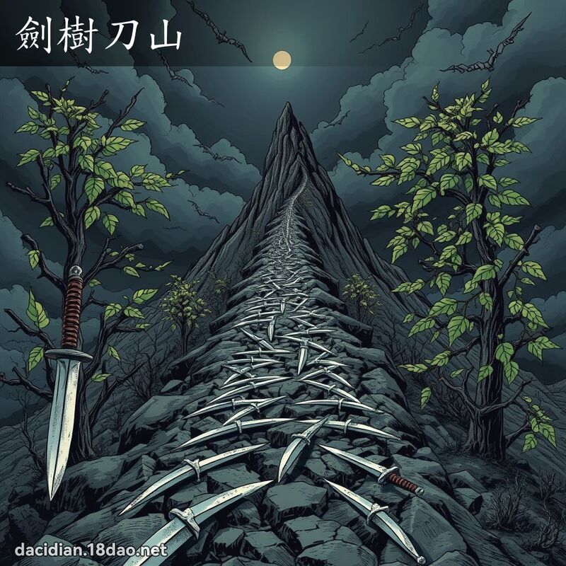 劍樹刀山 - 國語大辭典配圖