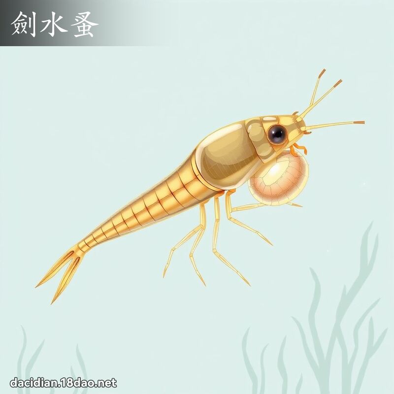 劍水蚤 - 國語大辭典配圖