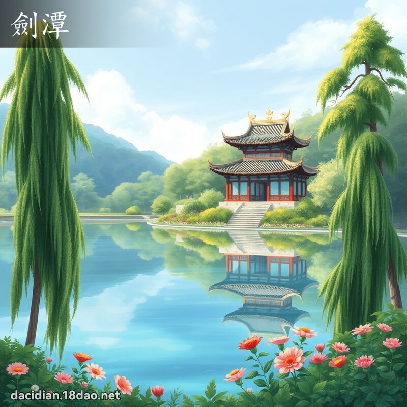 劍潭 - 國語大辭典配圖