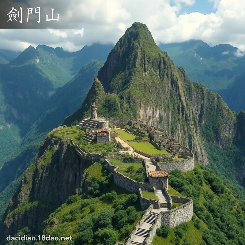 劍門山 - 國語大辭典配圖