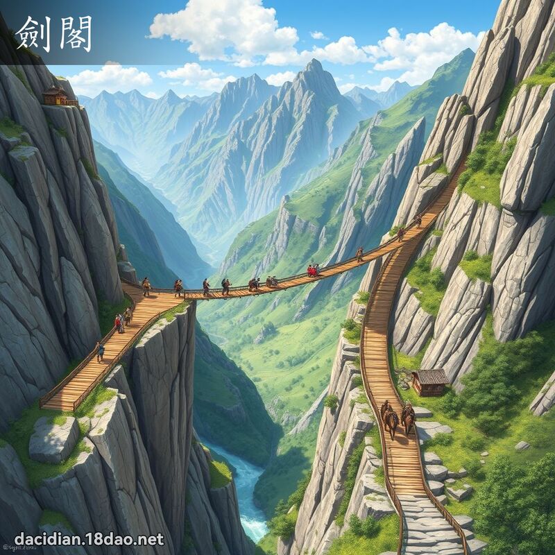 劍閣 - 國語大辭典配圖