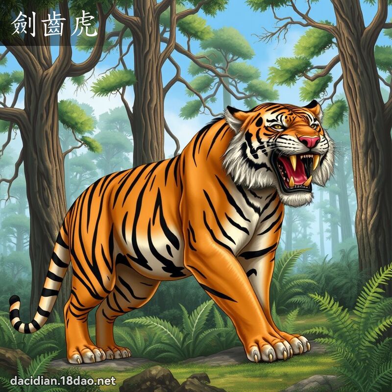劍齒虎 - 國語大辭典配圖