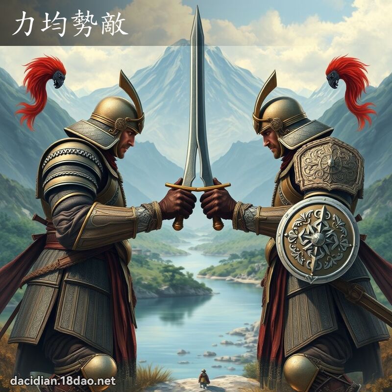 力均勢敵 - 國語大辭典配圖