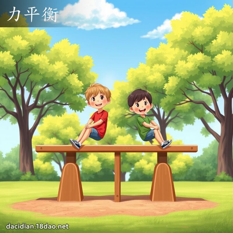 力平衡 - 國語大辭典配圖
