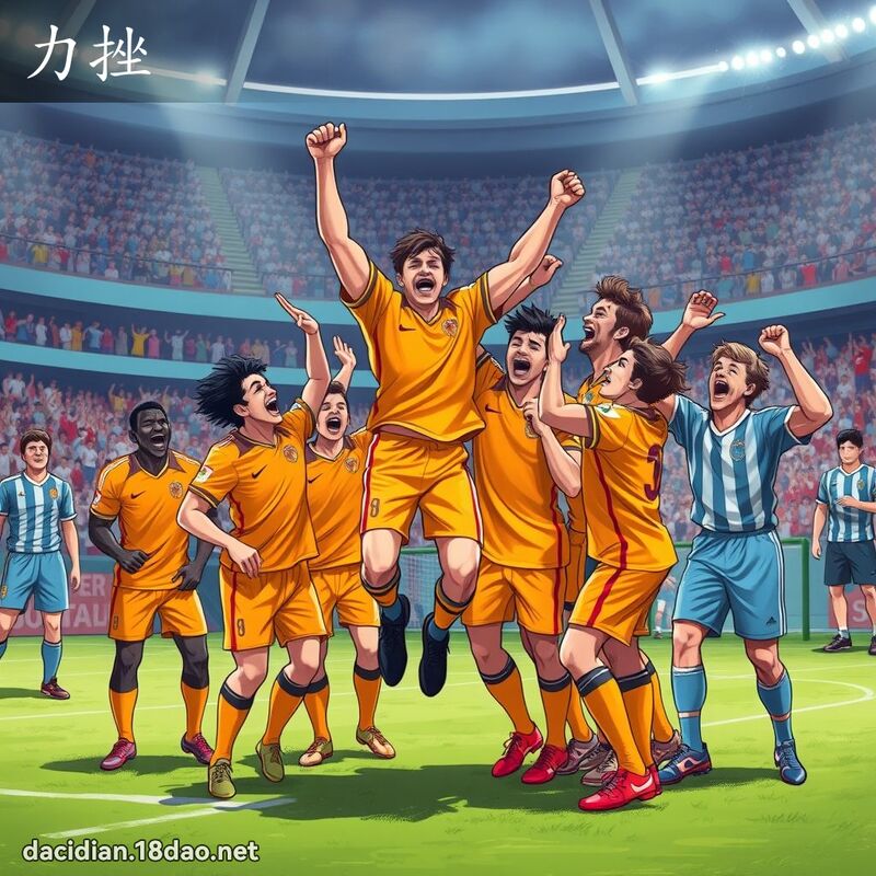 力挫 - 國語大辭典配圖
