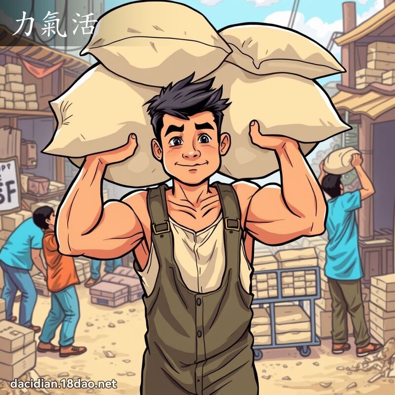 力气活 - 国语大辞典配图