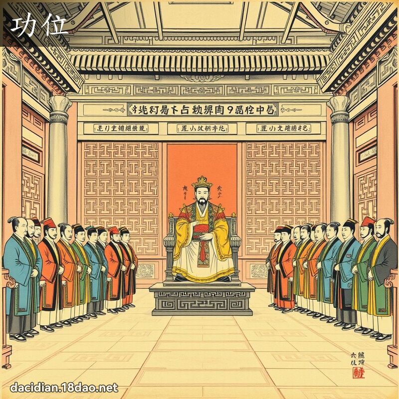 功位 - 国语大辞典配图