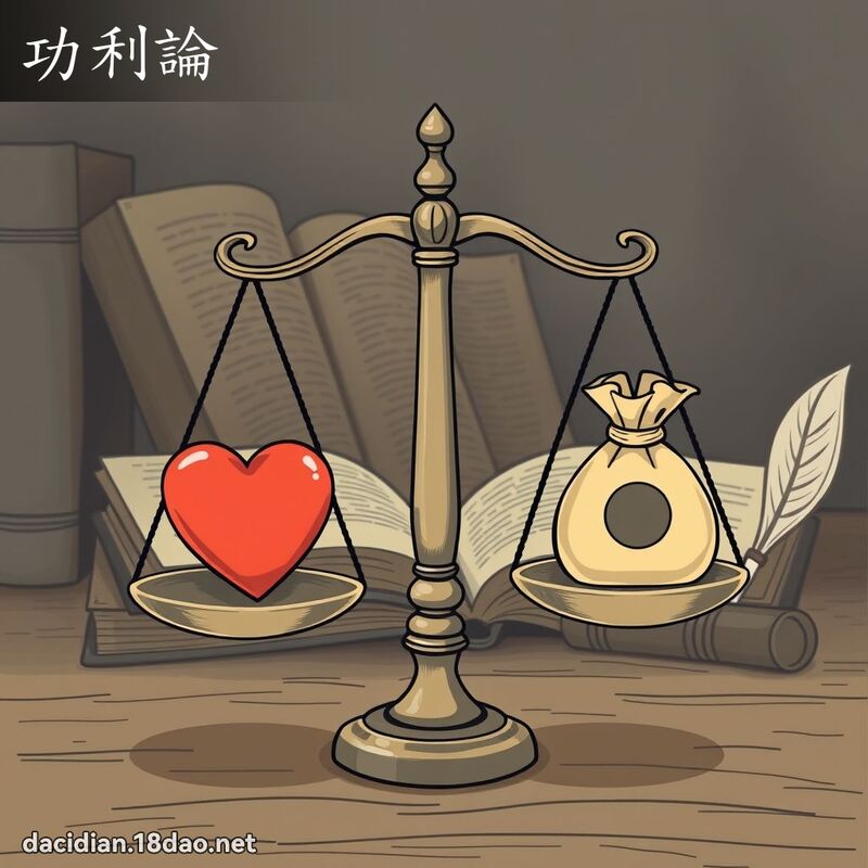 功利論 - 國語大辭典配圖