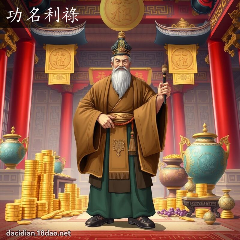 功名利祿 - 國語大辭典配圖