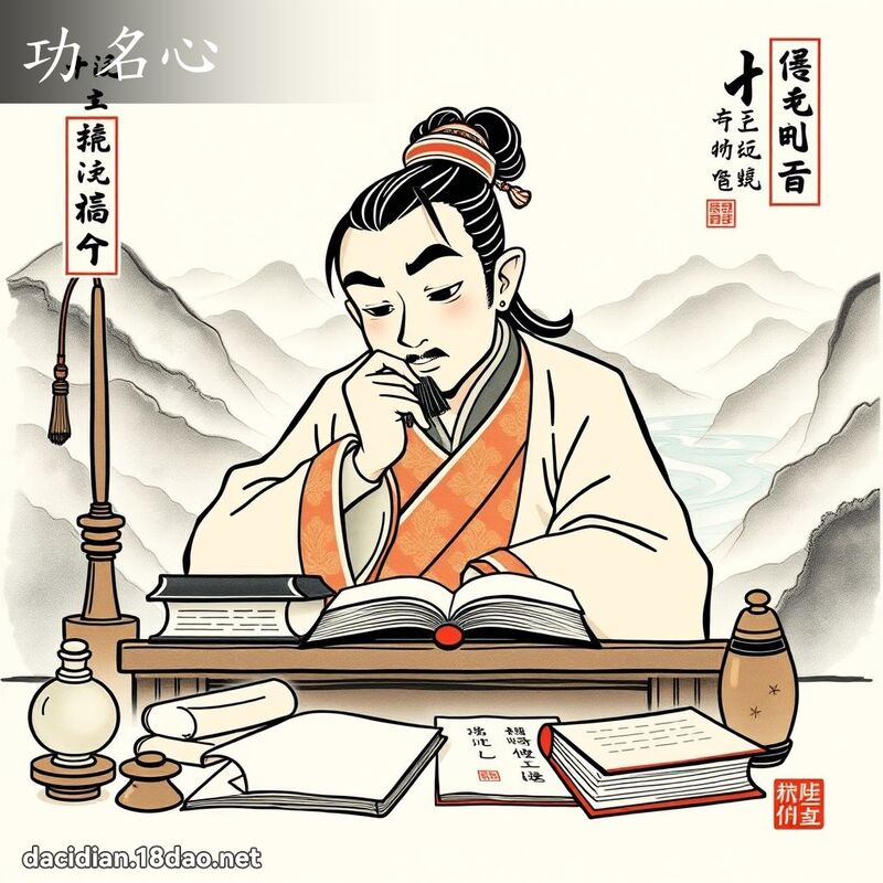 功名心 - 國語大辭典配圖