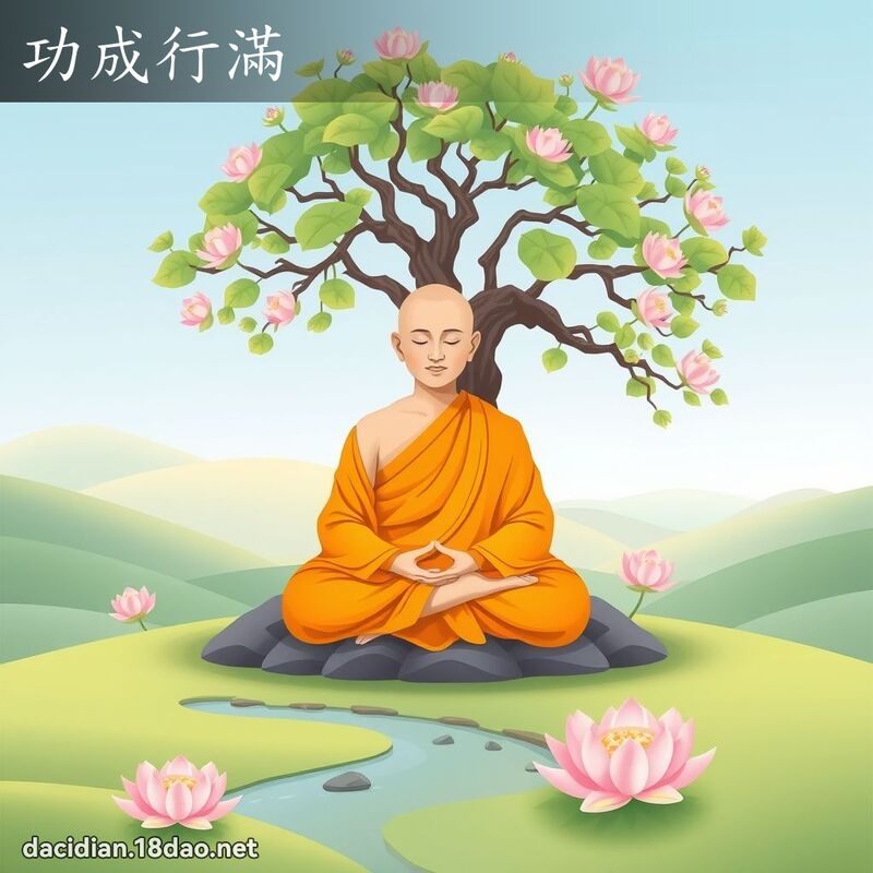 功成行满 - 国语大辞典配图