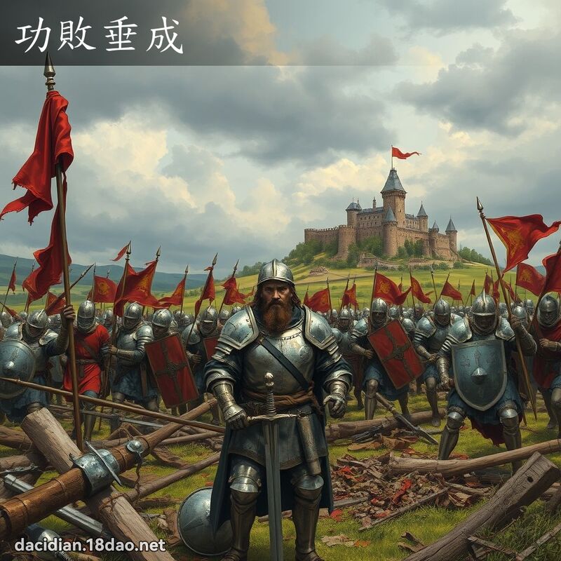 功败垂成 - 国语大辞典配图