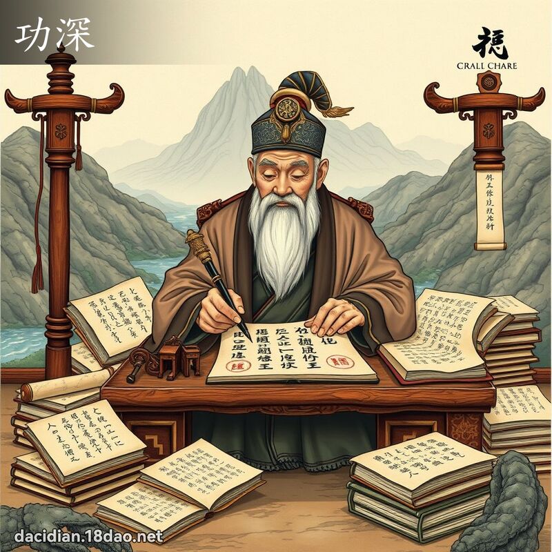 功深 - 國語大辭典配圖