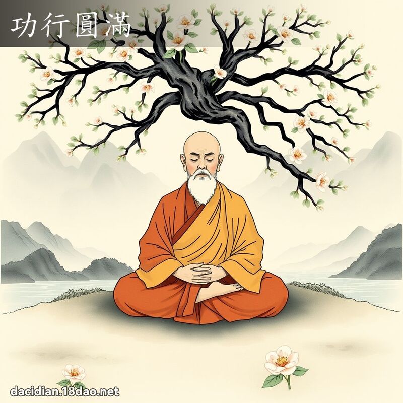 功行圓滿 - 國語大辭典配圖