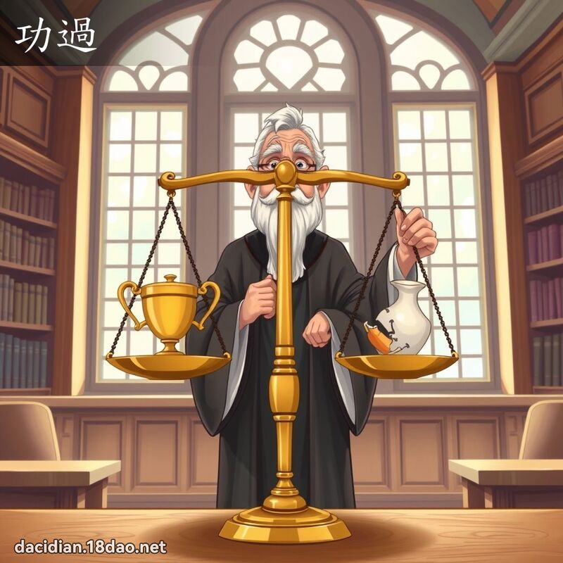 功過 - 國語大辭典配圖