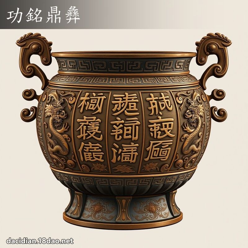功銘鼎彝 - 國語大辭典配圖