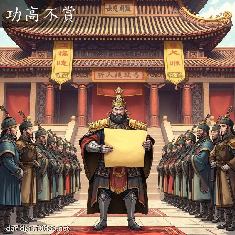 功高不賞 - 國語大辭典配圖