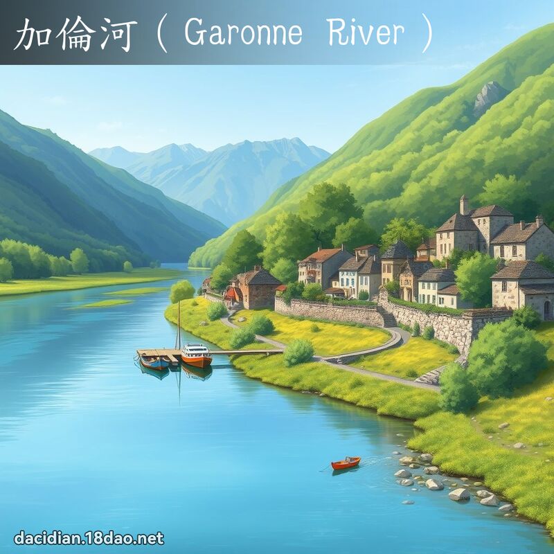 加伦河（Garonne River） - 国语大辞典配图