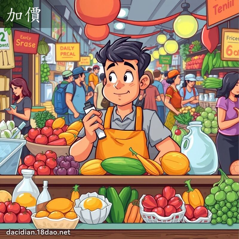 加价 - 国语大辞典配图