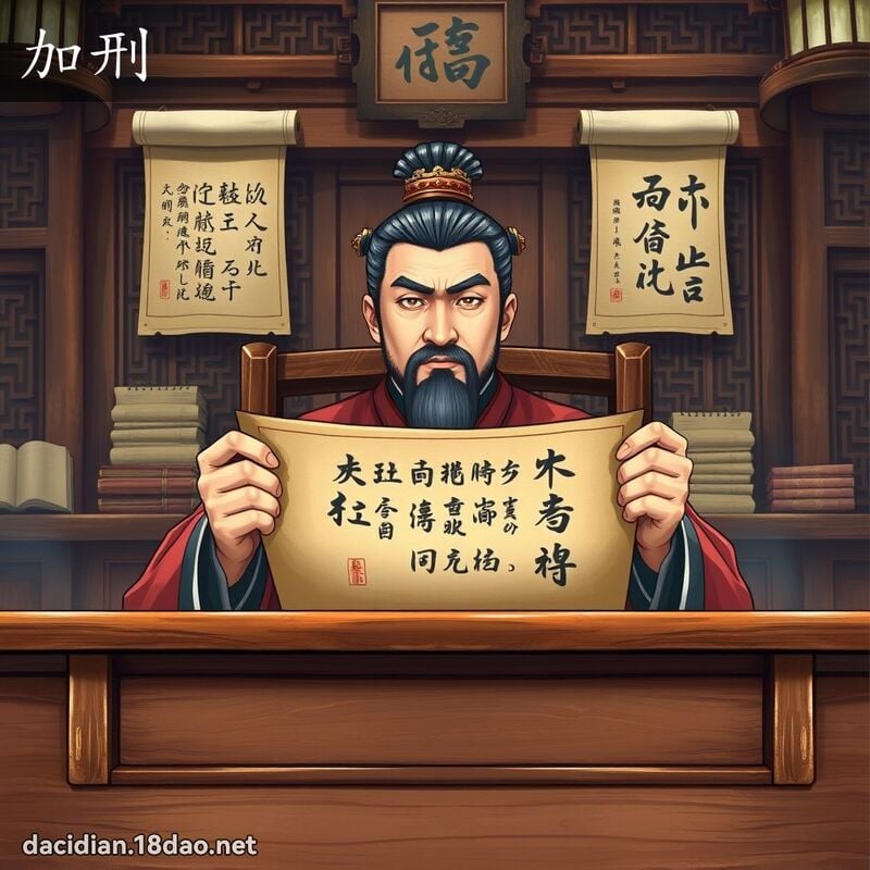 加刑 - 国语大辞典配图