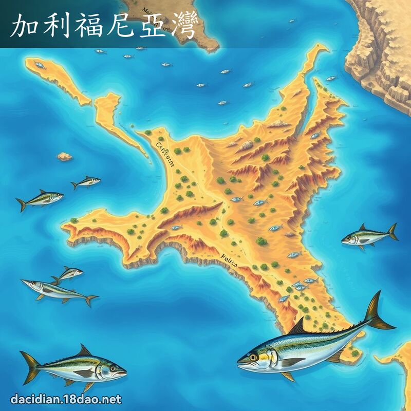 加利福尼亚湾 - 国语大辞典配图